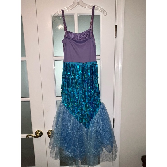 GIRLS MERMAID SEQUIN DRESS 🧜🏻‍♀️🐠✨ - Picture 2 of 2
